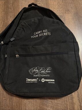 Pretty Little Liars Black Canvas Backpack - Carry All Your Secrets